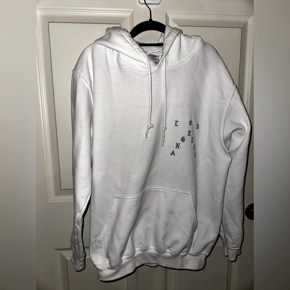 Kanye West "Thats Just The Wave" white Hoodie Unisex Sweatshirt L streetwear